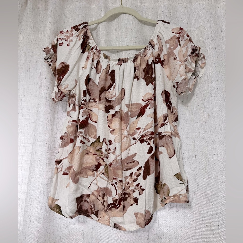 COPY - Off the Shoulder Knox Rose top